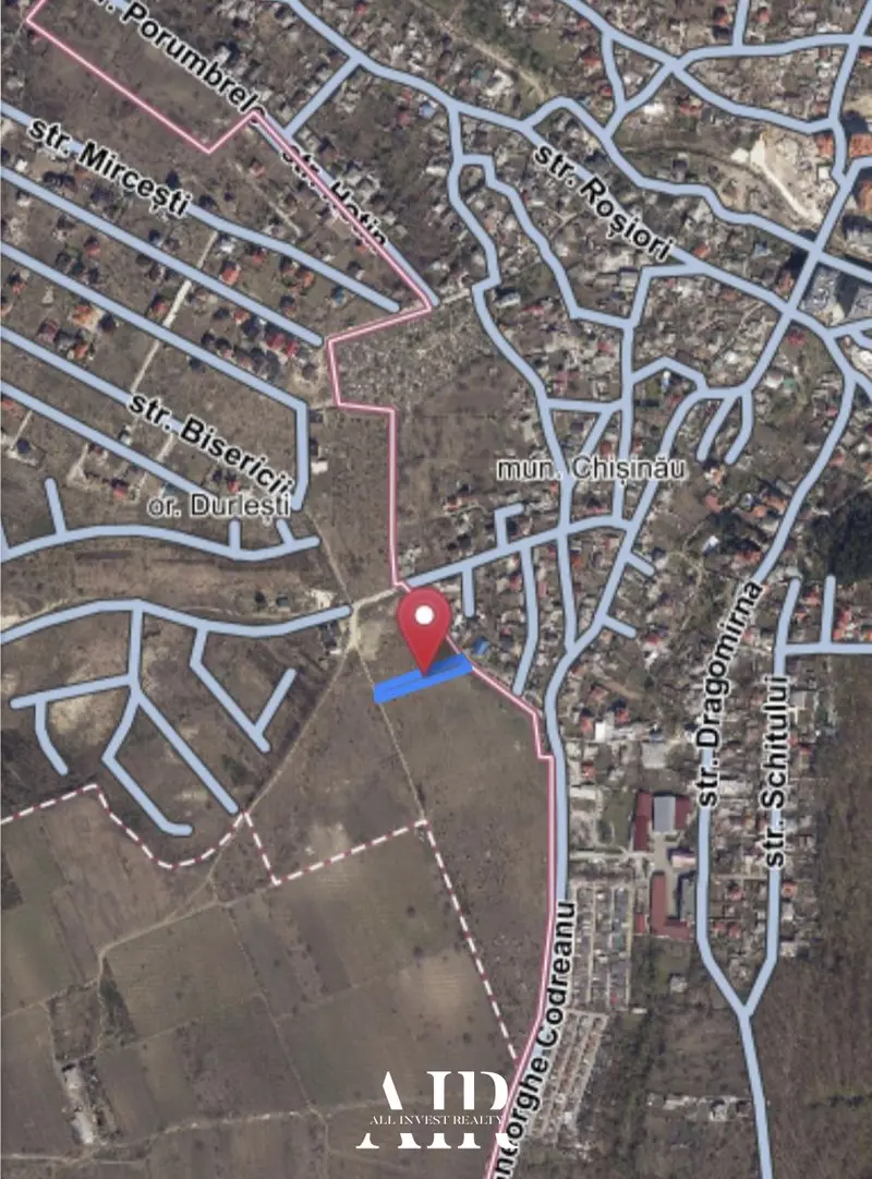 Building plot for sale, 11.5 ares, Durlești