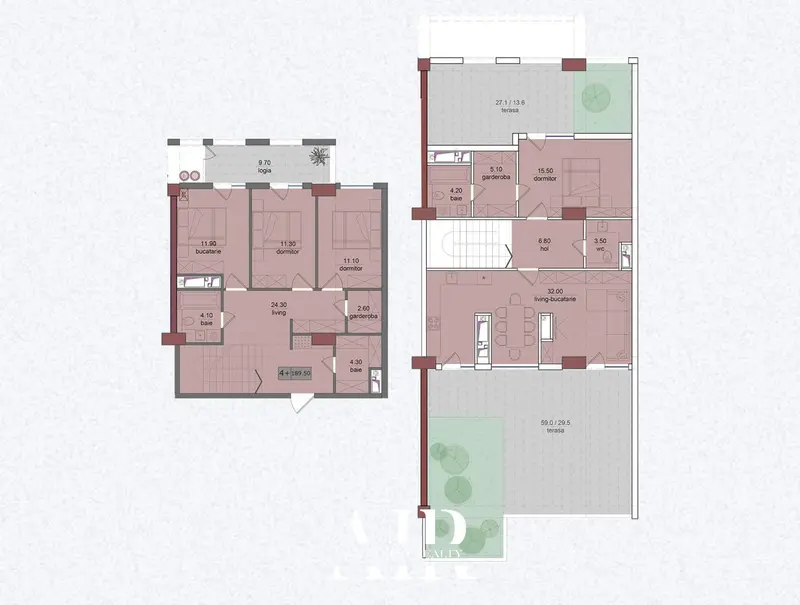 4-room apartment for sale, 189 m², Ciocana