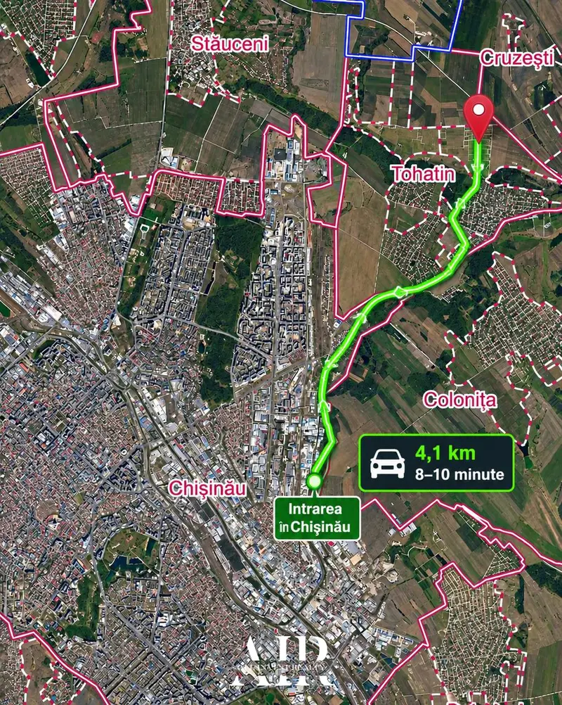 Teren pentru construcții de vânzare, 9 ari, Tohatin